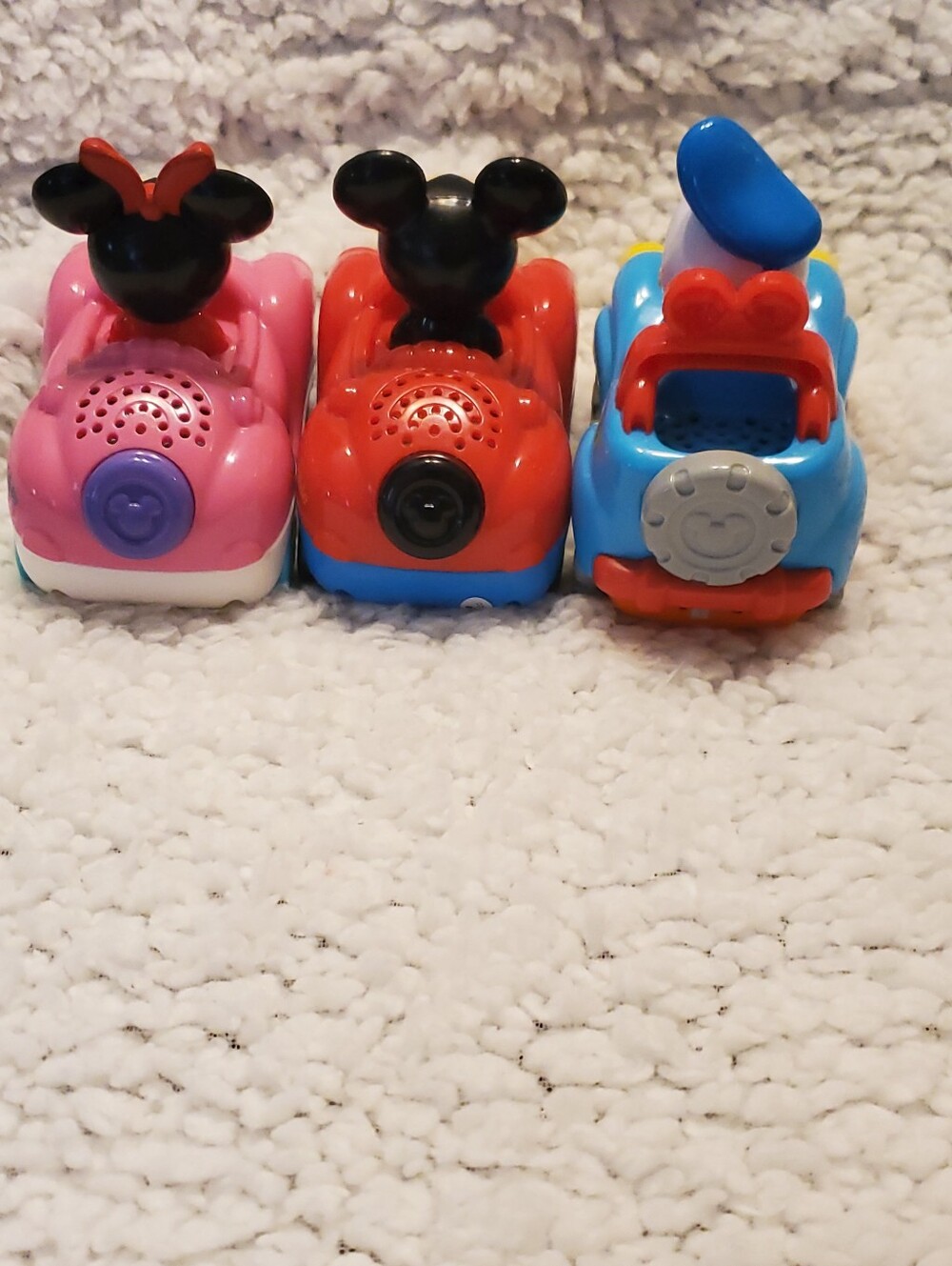 VTech Disney Go! Go! Smart Wheels Cars Mickey, Minnie Donald Light-Up Talking - Picture 3 of 6